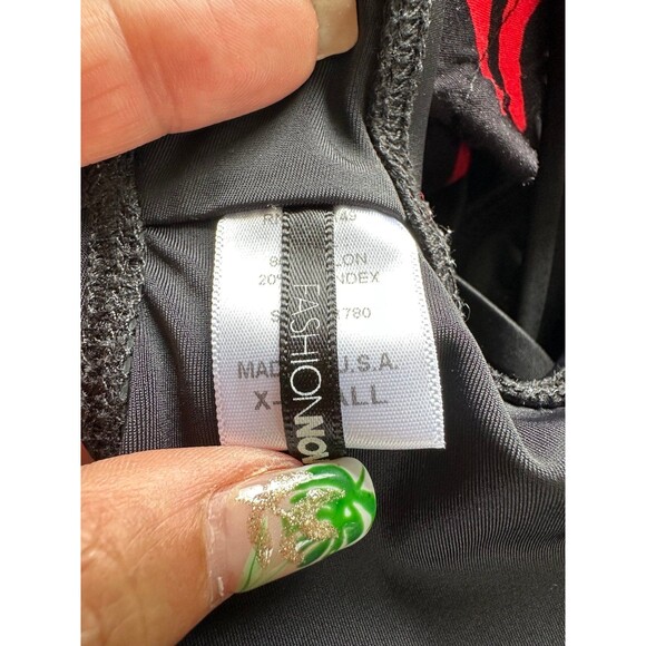 Fashion Nova Solid Black Plunge V Neckline Adjustable One Piece Swimsuit XS - Picture 4 of 5